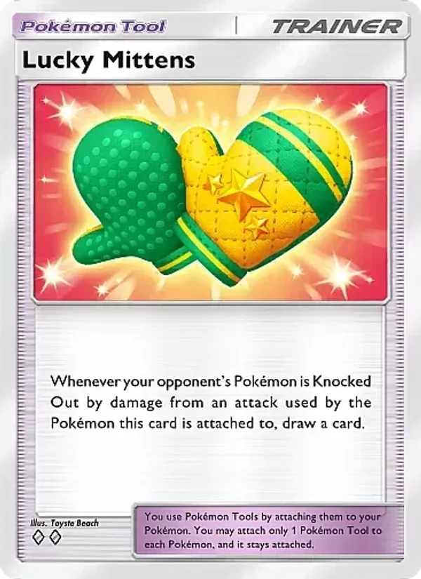 Lucky Mittens — Mega Rising #220 (Pokémon TCG card)