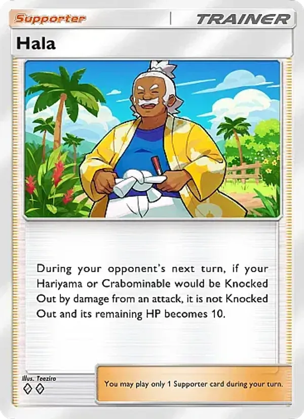Hala — Mega Rising #222 (Pokémon TCG card)
