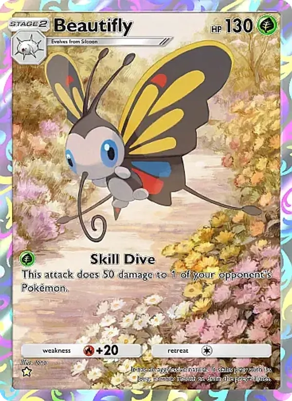 Beautifly — Mega Rising #227 (Pokémon TCG card)