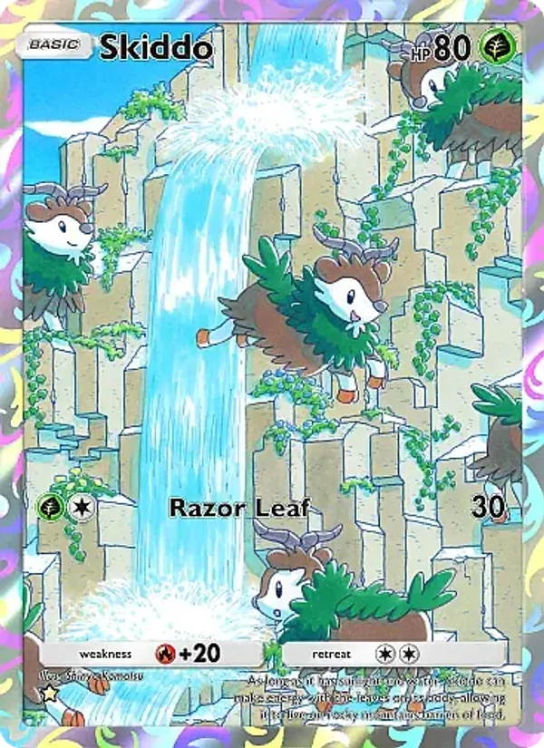 Skiddo — Mega Rising #228 (Pokémon TCG card)