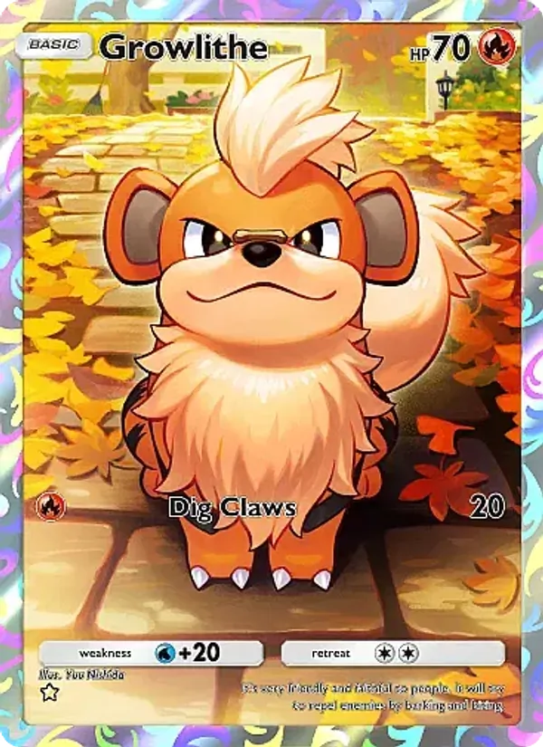Growlithe — Mega Rising #230 (Pokémon TCG card)