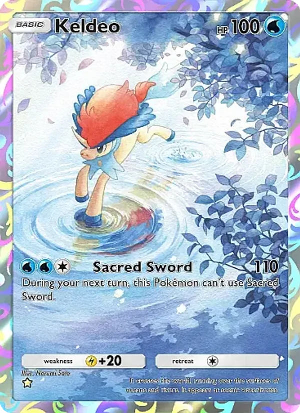 Keldeo — Mega Rising #235 (Pokémon TCG card)