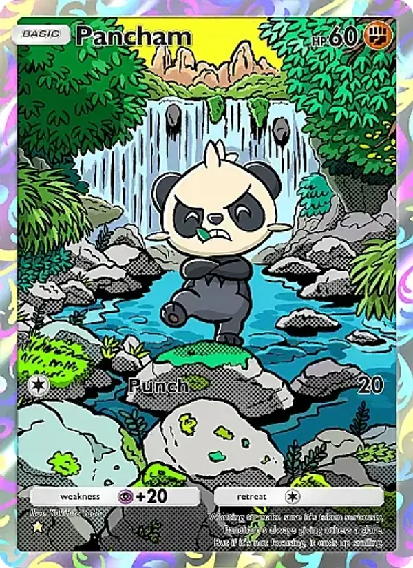 Pancham — Mega Rising #243 (Pokémon TCG card)