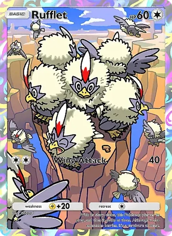Rufflet — Mega Rising #250 (Pokémon TCG card)