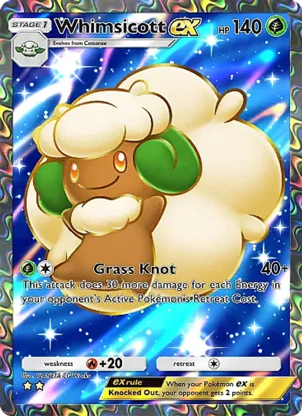 Whimsicott ex — Mega Rising #252 (Pokémon TCG card)