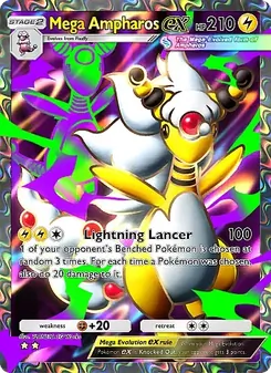 Mega Ampharos ex (Mega Rising #258)