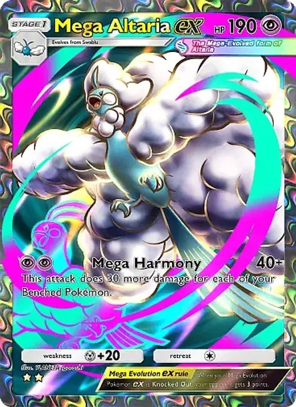 Mega Altaria ex — Mega Rising #259 (Pokémon TCG card)
