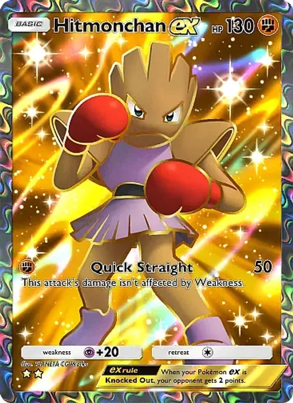 Hitmonchan ex — Mega Rising #261 (Pokémon TCG card)