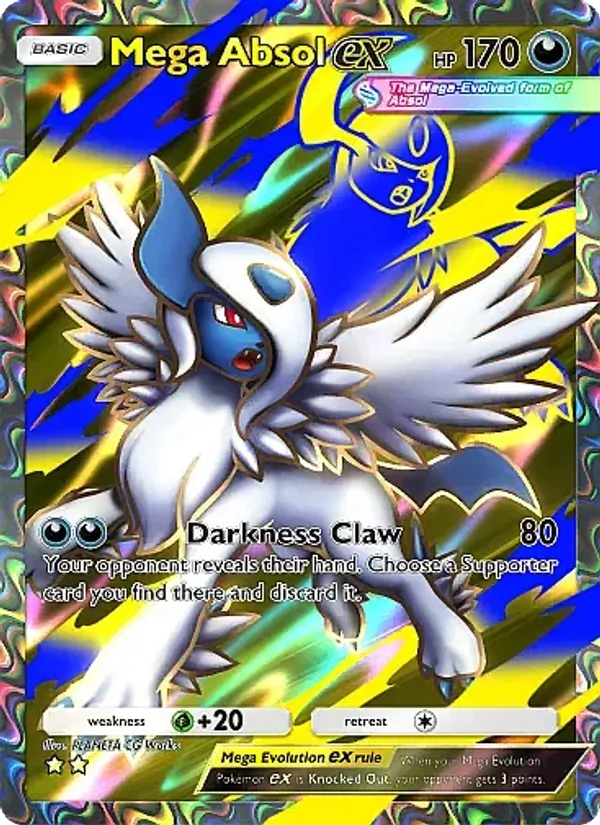 Mega Absol ex — Mega Rising #262 (Pokémon TCG card)