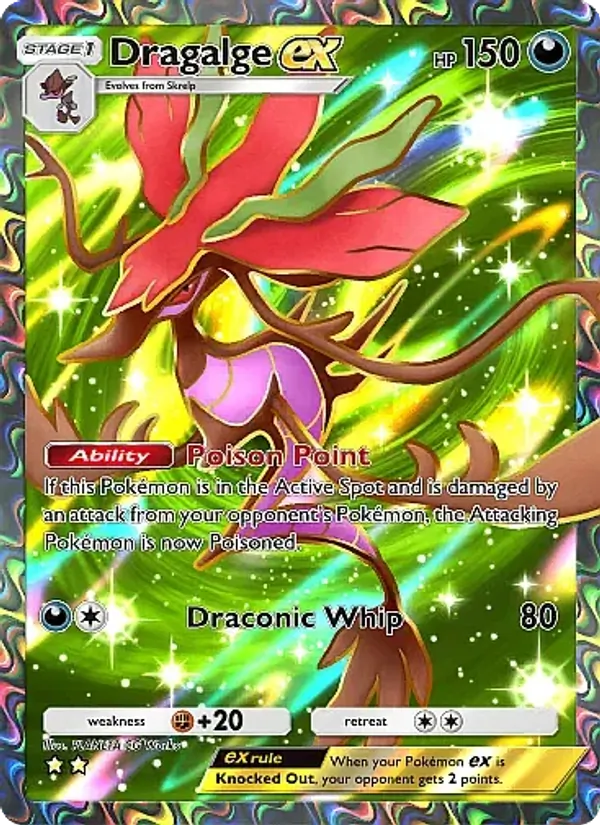 Dragalge ex — Mega Rising #263 (Pokémon TCG card)