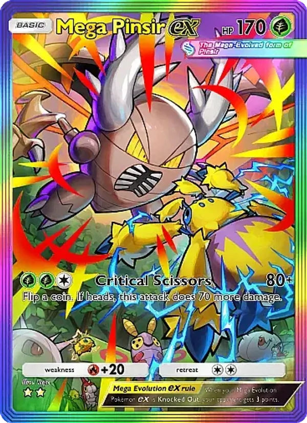 Mega Pinsir ex — Mega Rising #272 (Pokémon TCG card)