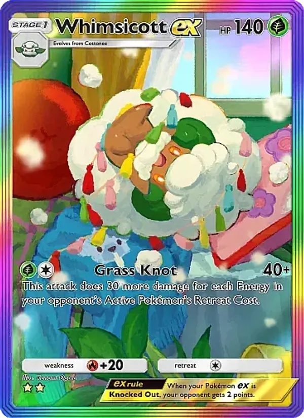 Whimsicott ex — Mega Rising #273 (Pokémon TCG card)