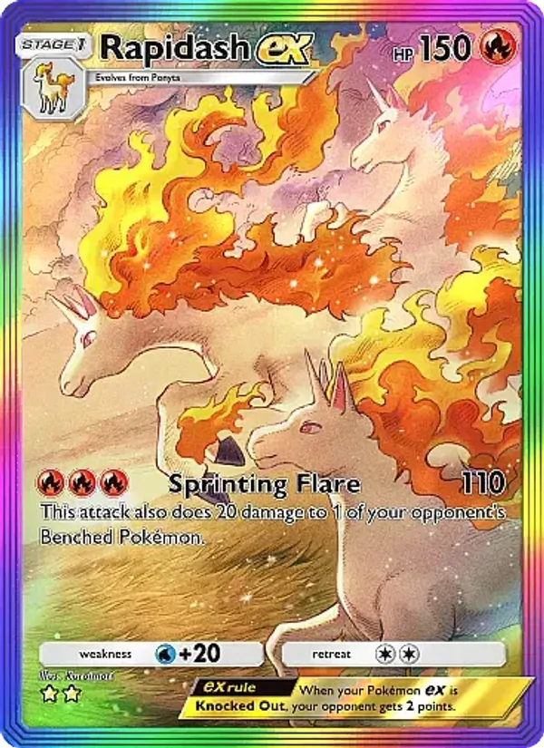 Rapidash ex — Mega Rising #274 (Pokémon TCG card)