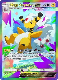 Mega Ampharos ex (Mega Rising #277)