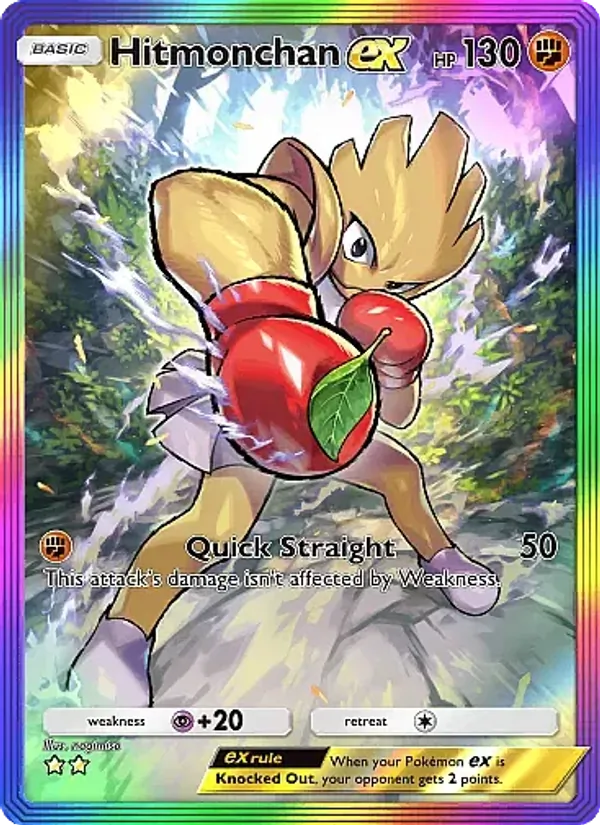 Hitmonchan ex — Mega Rising #279 (Pokémon TCG card)