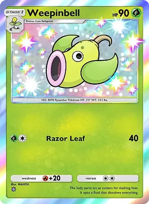 Weepinbell — Mega Rising #288 (Pokémon TCG card)