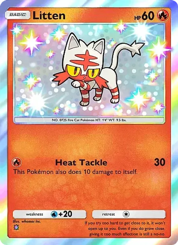 Litten — Mega Rising #293 (Pokémon TCG card)