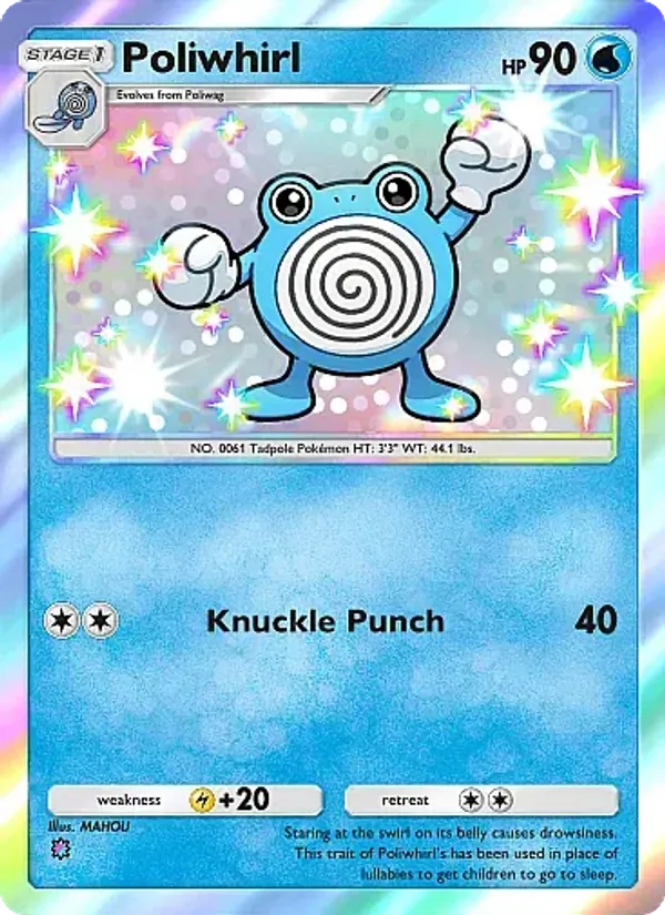 Poliwhirl — Mega Rising #296 (Pokémon TCG card)