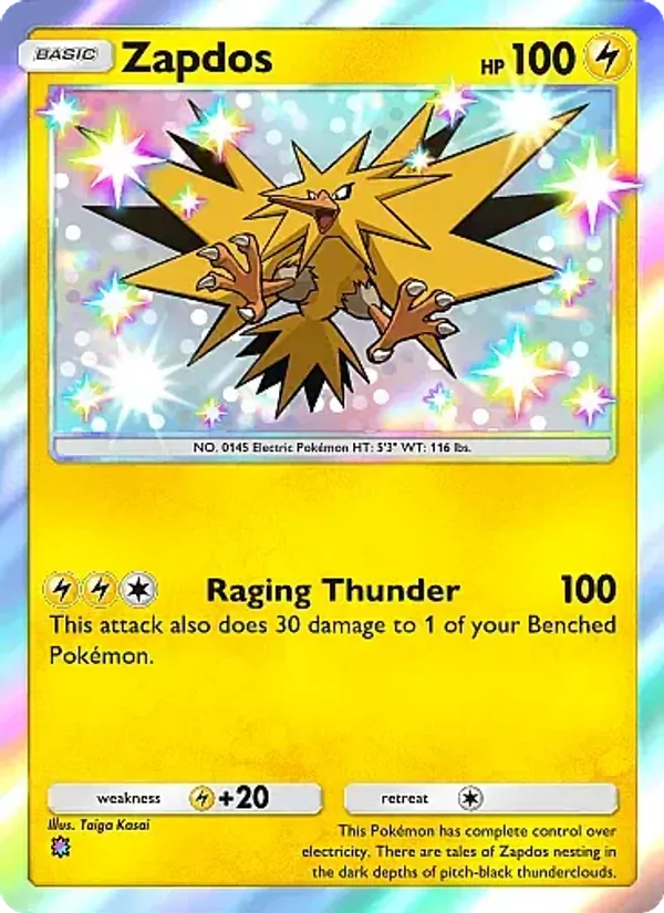 Zapdos — Mega Rising #302 (Pokémon TCG card)