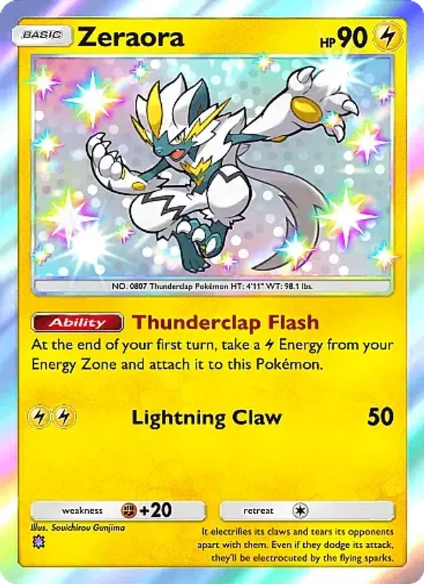 Zeraora — Mega Rising #304 (Pokémon TCG card)