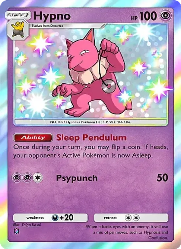Hypno — Mega Rising #306 (Pokémon TCG card)