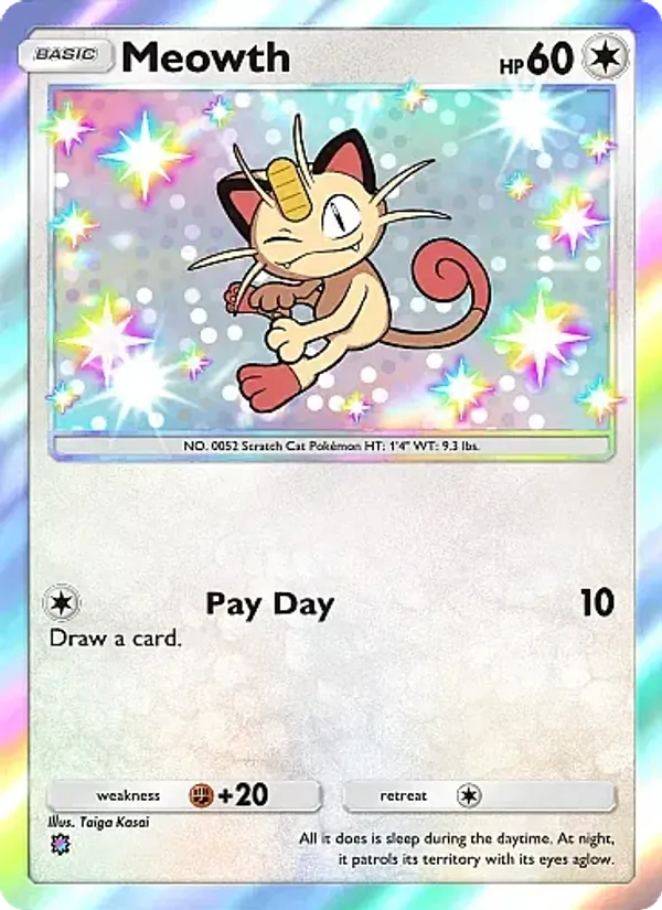 Meowth — Mega Rising #312 (Pokémon TCG card)