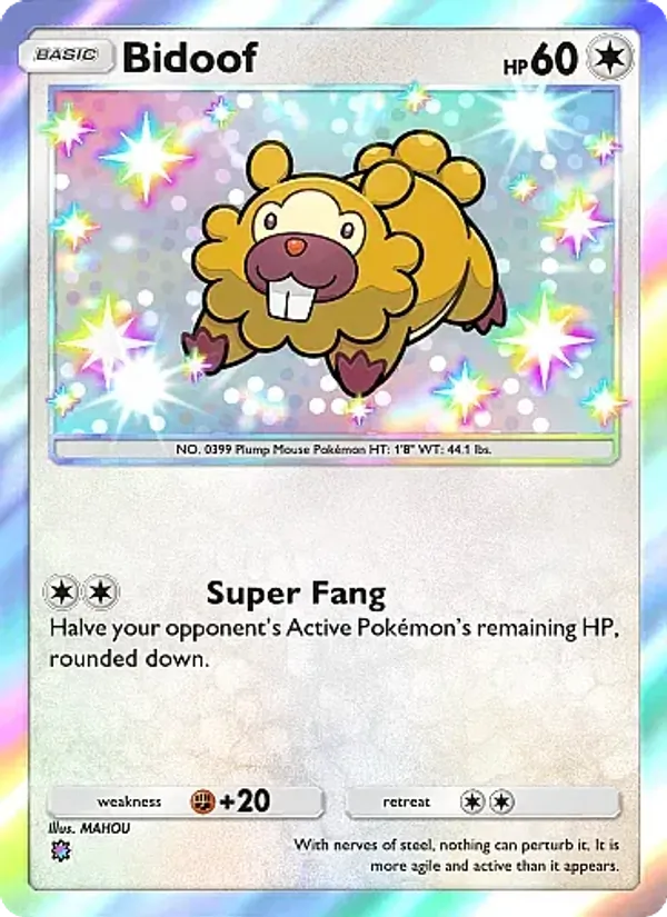 Bidoof — Mega Rising #316 (Pokémon TCG card)