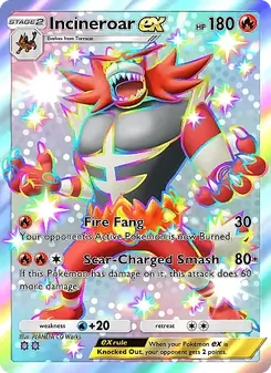 Incineroar ex (Mega Rising #318)