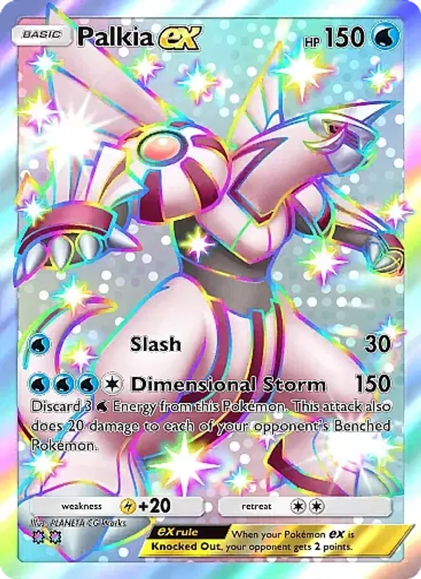 Palkia ex — Mega Rising #319 (Pokémon TCG card)