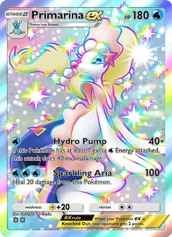Primarina ex — Mega Rising #320 (Pokémon TCG card)