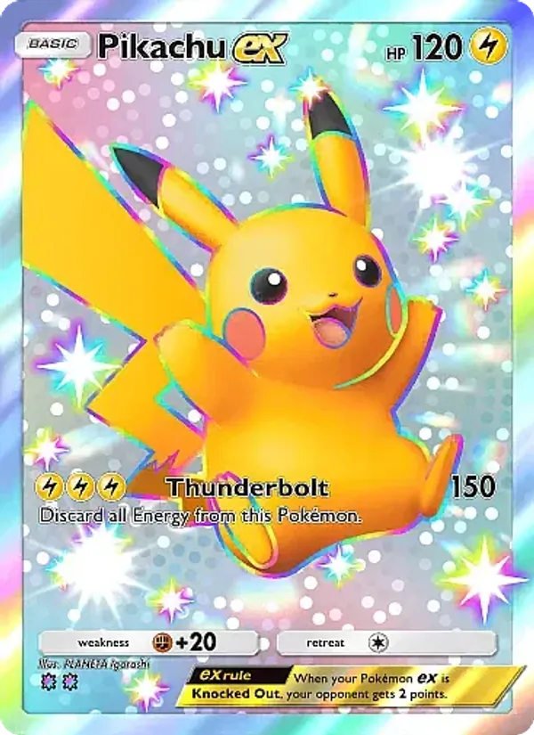 Pikachu ex — Mega Rising #321 (Pokémon TCG card)