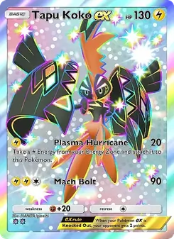 Tapu Koko ex (Mega Rising #322)