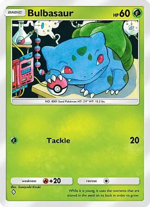Bulbasaur — Crimson Blaze #001 (Pokémon TCG card)