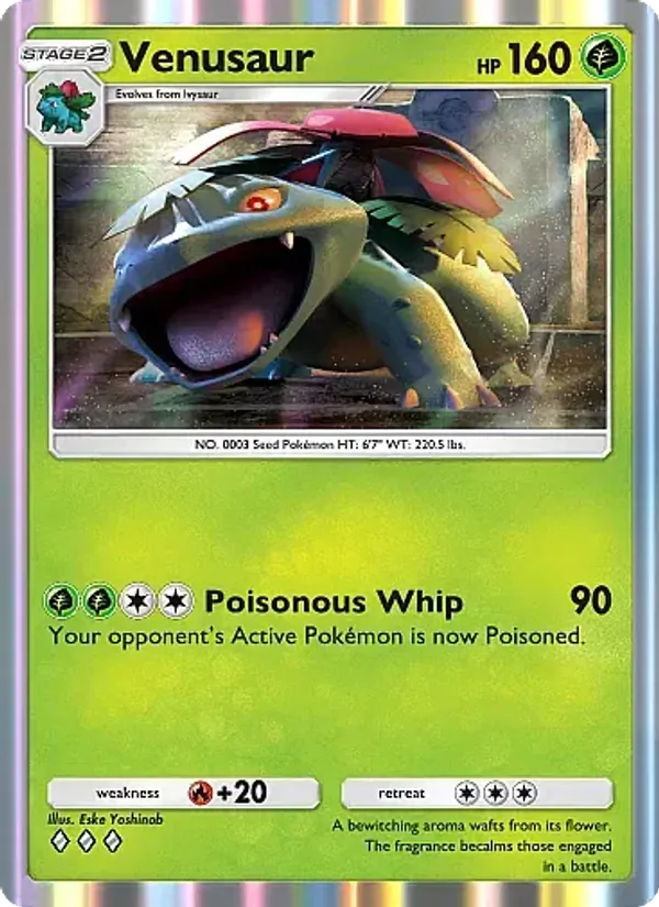 Venusaur — Crimson Blaze #003 (Pokémon TCG card)