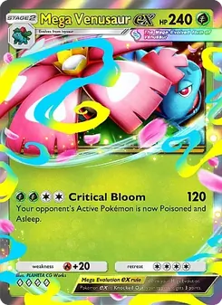 Mega Venusaur ex (Crimson Blaze #004)