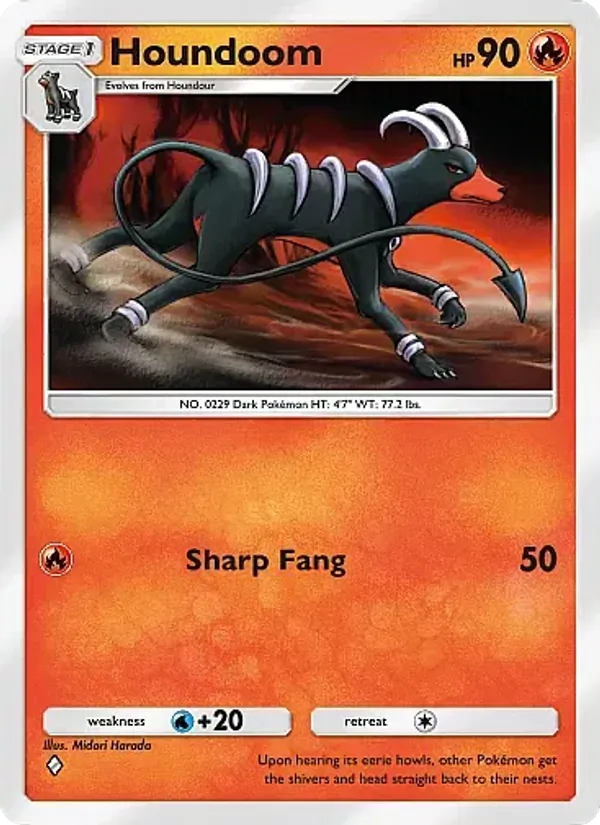 Houndoom — Crimson Blaze #016 (Pokémon TCG card)