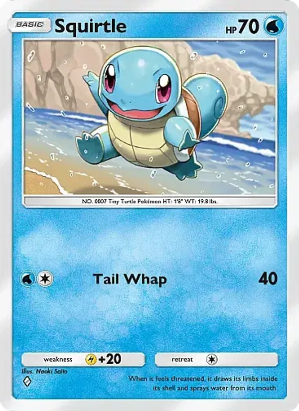 Squirtle — Crimson Blaze #017 (Pokémon TCG card)