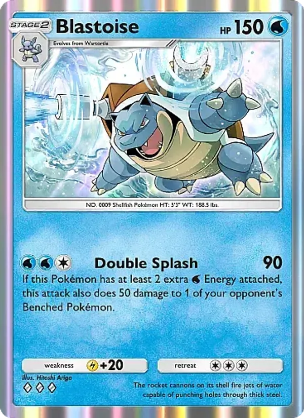 Blastoise — Crimson Blaze #019 (Pokémon TCG card)