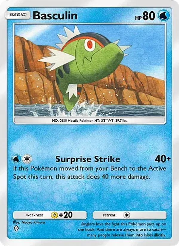 Basculin — Crimson Blaze #021 (Pokémon TCG card)