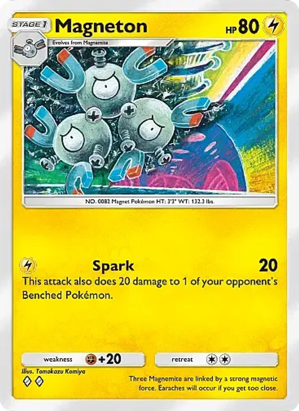 Magneton — Crimson Blaze #025 (Pokémon TCG card)