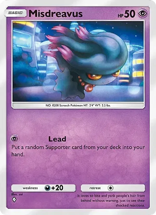 Misdreavus — Crimson Blaze #030 (Pokémon TCG card)