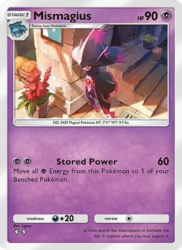 Mismagius — Crimson Blaze #031 (Pokémon TCG card)