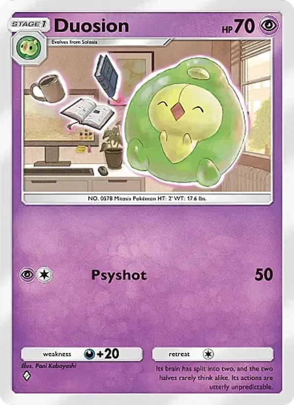 Duosion — Crimson Blaze #033 (Pokémon TCG card)