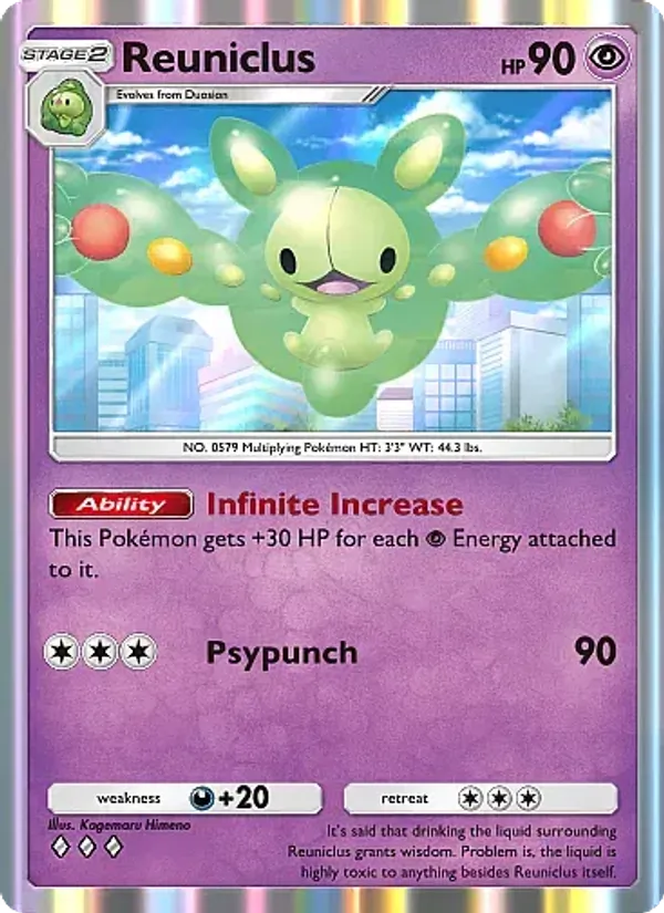 Reuniclus — Crimson Blaze #034 (Pokémon TCG card)