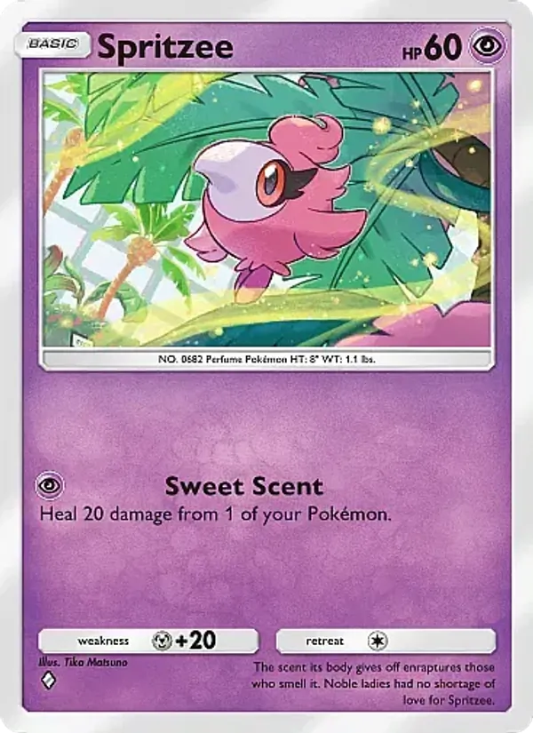 Spritzee — Crimson Blaze #035 (Pokémon TCG card)
