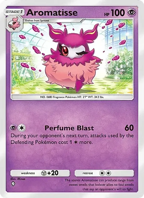 Aromatisse — Crimson Blaze #036 (Pokémon TCG card)