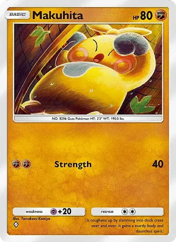 Makuhita — Crimson Blaze #039 (Pokémon TCG card)