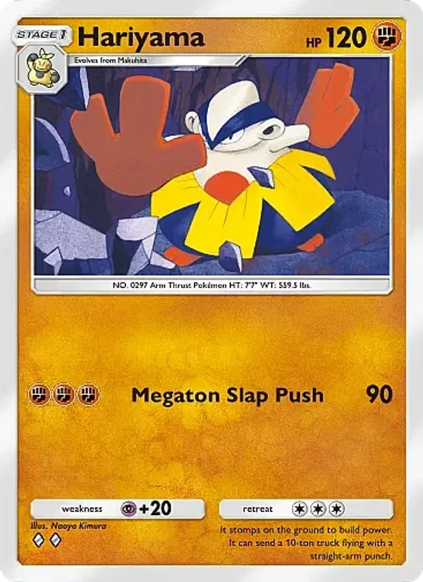 Hariyama — Crimson Blaze #040 (Pokémon TCG card)