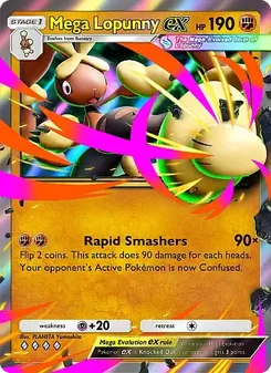 Mega Lopunny ex (Crimson Blaze #042)