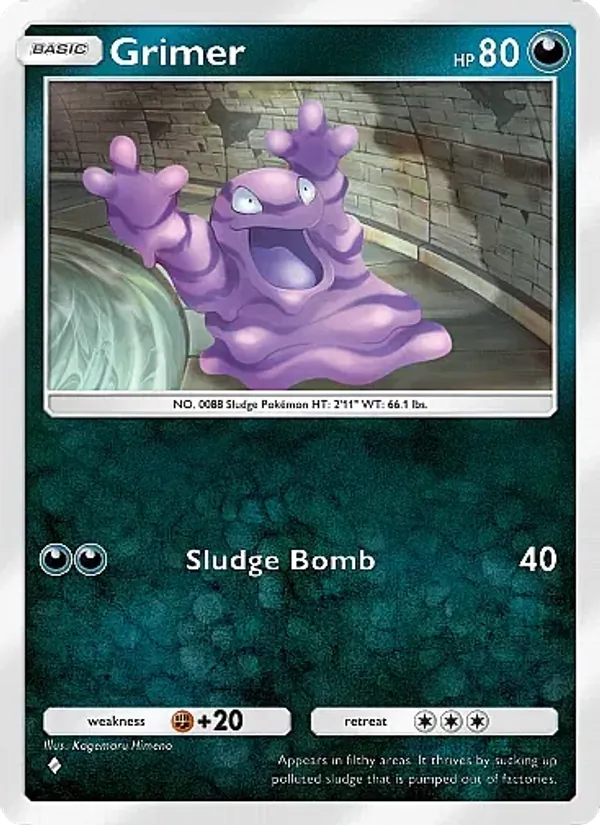 Grimer — Crimson Blaze #045 (Pokémon TCG card)